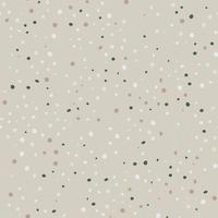 Abstract geometric print with dots seamless pattern. Colorful circle shapes on pale grey background. vector