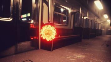 metrô epidêmico de coronavírus covid-19 no metrô