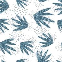 Blossom cactus seamless pattern on white background. Geometric cacti wallpaper. vector