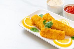 fried fish finger stick or french fries fish photo