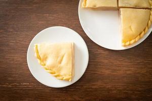 Toddy palm pies on plate photo