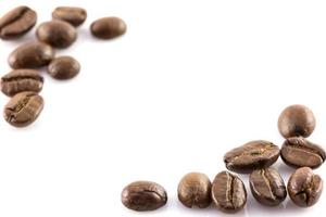 coffee beans isolate on white background photo