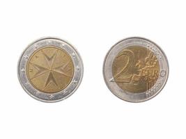 Euro coin from Malta photo