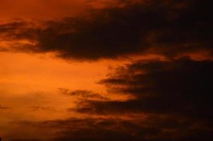 Beautiful sunset sky with clouds. Abstract sky. photo