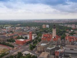 vista aérea de leipzig foto