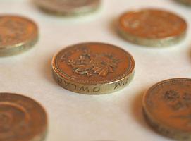 Pound GBP coin, United Kingdom UK photo