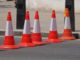 traffic cone sign photo