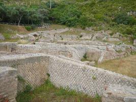 ruinas de villa tiberio en sperlonga foto