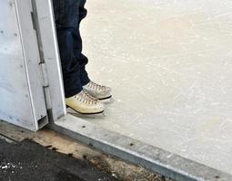 zapatos de skate botas para patinar sobre hielo foto