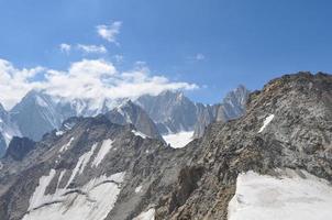 mont blanc en el valle de aosta foto