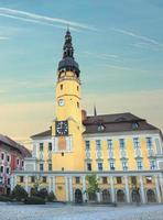 ayuntamiento con torre en bautzen, alemania foto