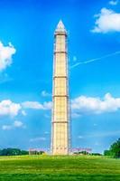 el icónico monumento de washington en washington dc, estados unidos foto
