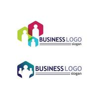 personas logotipo tipo vector diseño negocio, empresa, identidad, estilo icono logotipo creativo