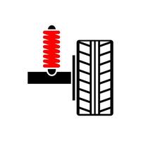 Car service maintenance flat icon vector