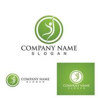 Human character logo sign,Health care logo. Nature logo sign. Green life logo sign. vector