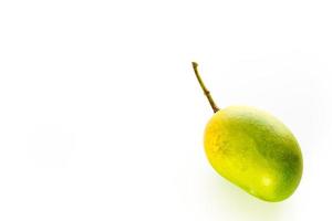 Freshness mango on white background photo