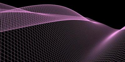 Abstract 3d mesh wave background. Futuristic technology style. Elegant background for business presentations. photo
