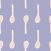 Spoons seamless pattern. Decorative backdrop for fabric design vector