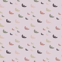 Cute shape seamless pattern in vintage style. vector