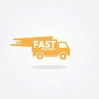 fast delivery icon. Fast Delivery Logo. vector