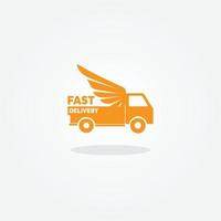 icono de entrega rápida. logotipo de entrega rápida. vector