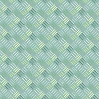 Seamless geometric dash pattern with blue and green diagonal lines. vector