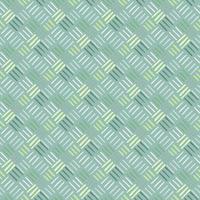 Seamless geometric dash pattern with blue and green diagonal lines. vector