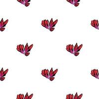 patrón sin costuras de magnolias. fondo de flores románticas. vector