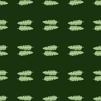 Modern Banana leaf seamless pattern with hand drawn tropical print. Summer art nature background. Vector illustration for seasonal textile.