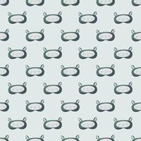 Lamb gray color geometric seamless pattern on light blue background. Children graphic design element for different purposes. vector