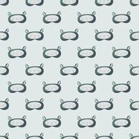 Lamb gray color geometric seamless pattern on light blue background. Children graphic design element for different purposes. vector