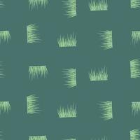 Grass seamless pattern. Background of lawn. vector