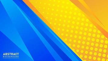 Blue and yellow background Royalty Free Vector Image