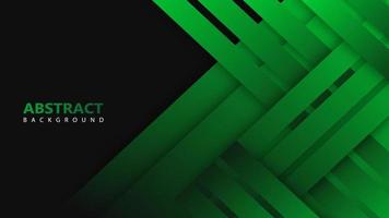 Elegant green lines background vector