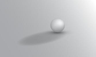 3D illustration of balls of different sizes hanging in space. 3D rendering isolated on white background. vector