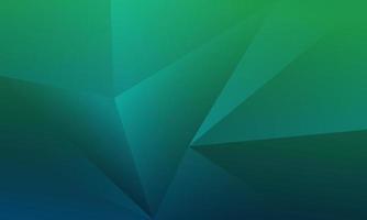 Abstract dark blue and green polygon triangles shape pattern background. Illustration Vector design digital technology concept.