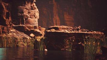 Colorado River cuts through rock at Grand Canyon video