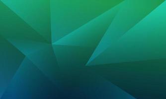 Abstract dark blue and green polygon triangles shape pattern background. Illustration Vector design digital technology concept.