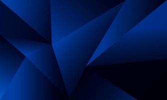 Abstract blue polygon triangles shape pattern background with lighting effect luxury style. Illustration Vector design digital technology concept.