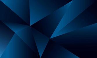 Abstract blue polygon triangles shape pattern background with lighting effect luxury style. Illustration Vector design digital technology concept.
