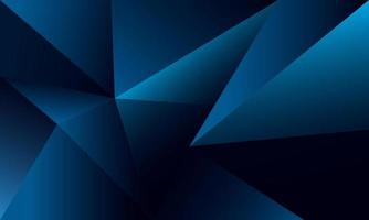 Abstract blue polygon triangles shape pattern background with lighting effect luxury style. Illustration Vector design digital technology concept.