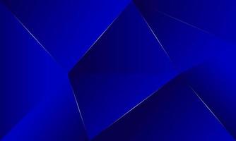 Abstract blue polygon triangles shape pattern background with lighting effect luxury style. Illustration Vector design digital technology concept.