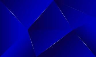 Abstract blue polygon triangles shape pattern background with lighting effect luxury style. Illustration Vector design digital technology concept.