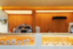 Blurred people on subway. inside train station. Defocused image photo