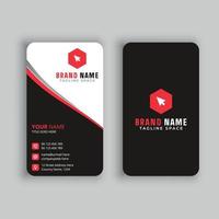 Vertical Business Card Free Vector