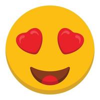 Love emoji vector icon  Which Can Easily Modify Or Edit