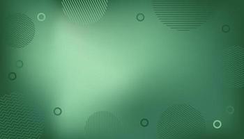 Abstract Colorful Green geometric background vector