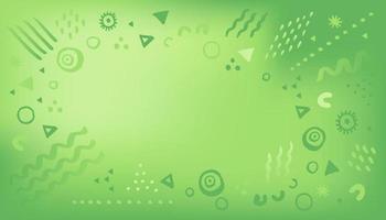 Gradient Green Abstract Background vector