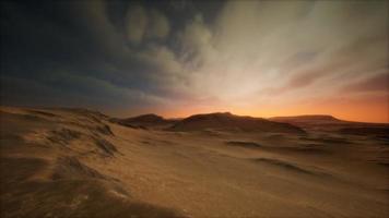 tormenta del desierto en el desierto de arena foto