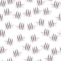 Scratches seamless pattern. Grunge texture. Horror design. vector